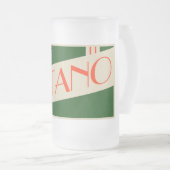 レトロ・エル・タノ フロストグラスビールジョッキ (正面右)