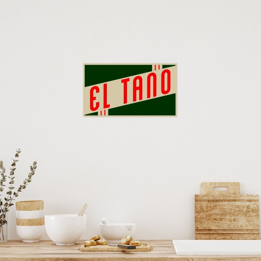 レトロ・エル・タノ ポスター (キッチン)