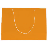 レトロ オレンジ テクスチャ – サマー ビブラート アート ラージペーパーバッグ (裏面)