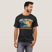 レトロ オンタリオ湖 Tシャツ (正面フル)