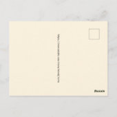 レトロ オーガスタ ME 挨拶 ポストカード (裏面)