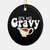 レトロ オールグレイビー ベイビー ヴィンテージ オータム サンクスギビング セラミックオーナメント (左)