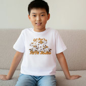 レトロ カウボーイ ハロウィン チェック柄 バースデー トドラーTシャツ