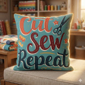 レトロ"カットソー繰り返し"裁縫恋人デザイン クッション