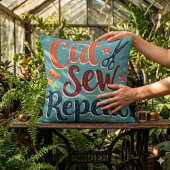 レトロ"カットソー繰り返し"裁縫恋人デザイン クッション