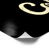 レトロ カフェ マグカップ スタック ヴィンテージ デザイン ポスター (コーナー)