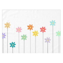 レトロ カラフル フラワー