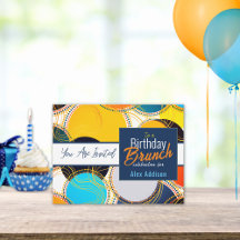 レトロ カラフル 80s バースデー ブランチ 発表