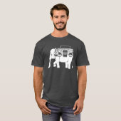 レトロ ガトーブラスター エレファント Tシャツ (正面フル)