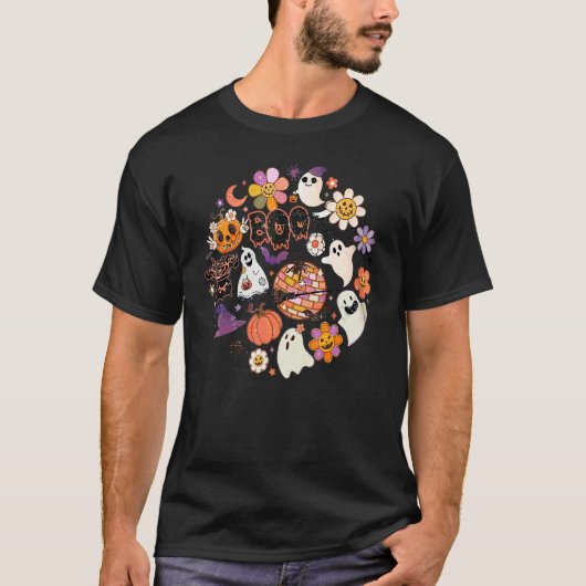 レトロ ガボガボ 感謝 ターキー よろめく 感謝祭 Tシャツ (正面)