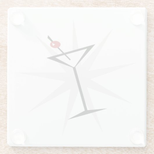 レトロ ガラスコースター (裏面)