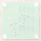 レトロ ガラスコースター (裏面)