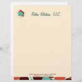 レトロ キッチン 便箋 レターヘッド (正面/裏面)