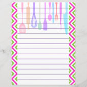 レトロ キッチン 調理器具 ジグザグ チェブロン (裏面)