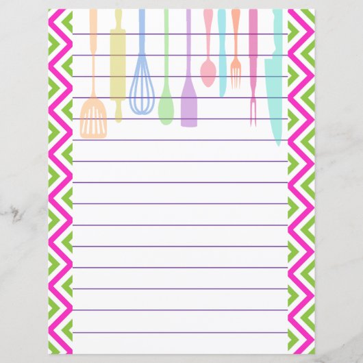 レトロ キッチン 調理器具 ジグザグ チェvron (正面)