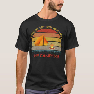 レトロ キャンピング ラバー Tシャツ