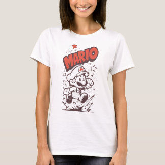レトロ クラシック ゲーマー ピクセル プルーム Tシャツ