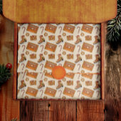 レトロ クリスマスの喜び 薄葉紙