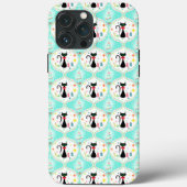 レトロ クリスマス シャム猫オジー Case-Mate iPhoneケース (裏面)