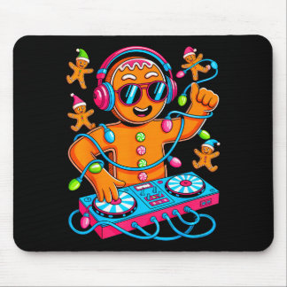 レトロ クリスマス ハウス ミュージック ショウガパン DJ テクノ マウスパッド
