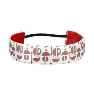 レトロ クリスマス 冬のジム スポーツ用 ヘッドバンド