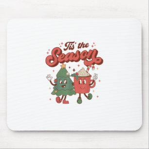 レトロ・クリスマス 70年代 80年代 ヴィンテージ グルーヴィー マウスパッド