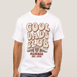 レトロ クール・ダズ・クラブ 会員 1970年創設 グルーヴィーなお父さん Tシャツ
