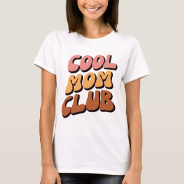 レトロ クール ママ クラブ in グルービー ウェーブ tシャツ