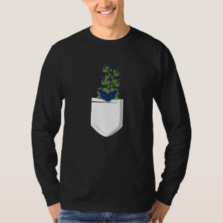 レトロ グラフィック ボタニカル 花 ガーデニング 植物 ロ Tシャツ