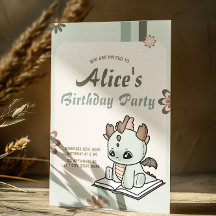 レトロ グリーン イエロー パステル ベイビードラゴン 誕生日