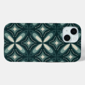 レトロ グリーン シェイプ Case-Mate iPhoneケース (裏面 (横))