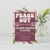 レトロ・グルービーな卒業おめでとう - ピースアウト 招待状 (スタンド正面)