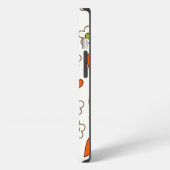 レトロ グルービー パターン 70年代-60年代-80年代 iPhoneケース (左側面)