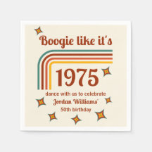 レトロ グルービー ブギー シンプル ダンス 50歳の誕生日