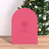 レトロ グルービー メリークリスマス フォト ホリデー カード