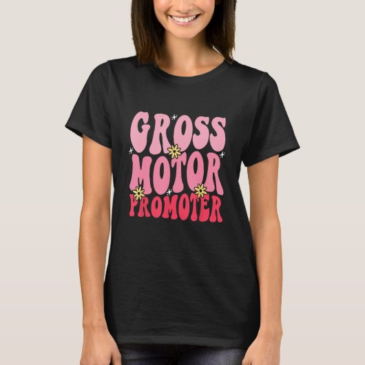 レトロ グルービー 大運動能力促進 オー・ティー 作業療法 Tシャツ (正面)