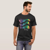 レトロ グルービー 超音波技師 イースターのお祝い Tシャツ (正面フル)