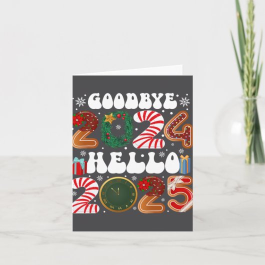 レトロ グルーヴィー グッド カード (正面)