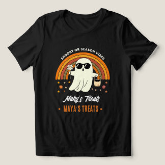 レトロ グルーヴィー ゴースト サングラス デイジー スプーキー 名前 トライブレンドTシャツ