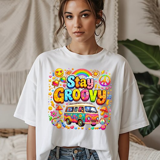 レトロ グルーヴィー ストイ トライブレンドＴシャツ
