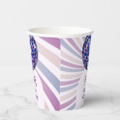 レトロ グルーヴィー ディスコ ブライダルシャワー 紙コップ (右)