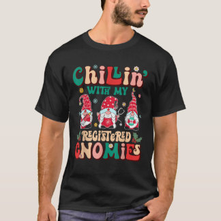 レトロ グルーヴィー 登録ノームナースとくつろぎタイム Tシャツ