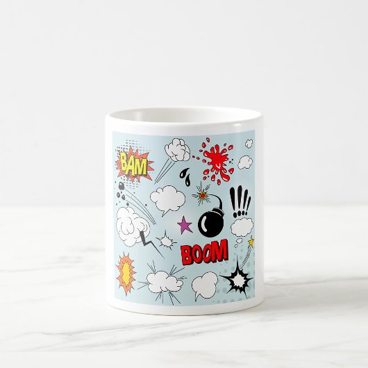 レトロ コミック エクスプロージョン ポップアート コーヒーマグカップ