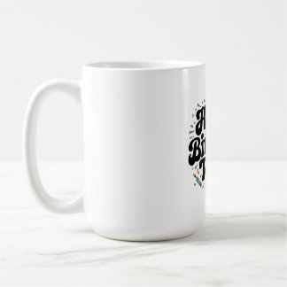 レトロ コンフェティ 誕生日 コーヒーマグカップ