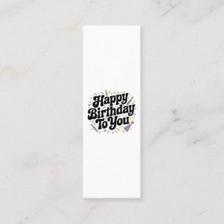 レトロ コンフェティ 誕生日 コーリングカード