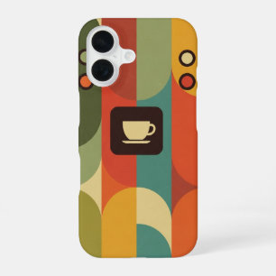 レトロ コーヒーマシンパネル iPhone 16ケース