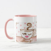 レトロ コーヒー カップ マグ (左)