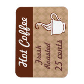 レトロ コーヒー マグネット (縦)
