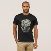 レトロ コーヒー ラバー Tシャツ (正面フル)