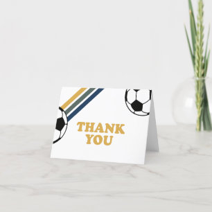 レトロ サッカー 誕生日 ありがとう サンキューカード